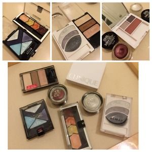 7 eyeshadow palettes and color tattoo bundle