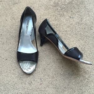 Patent leather heels🏁