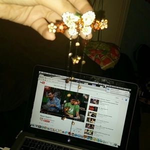 Butterfly Swarovski crystal clip