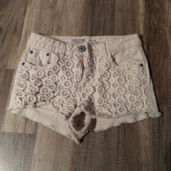 Mossimo Supply Co. Denim - Mossimo textured high rise shorts