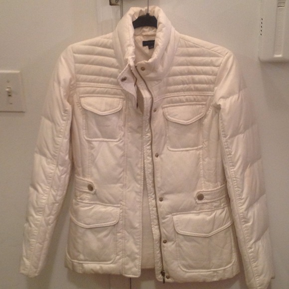 Tommy Hilfiger down white coat