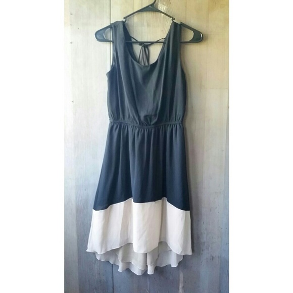 NWOT Black and beige dress