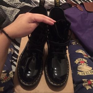 Dr Marten Patent Leather Boots