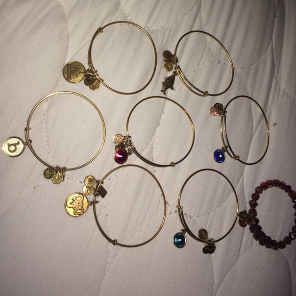Gold Alex and Ani bracelets!
