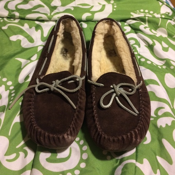 Well-loved Ugg Moccasins