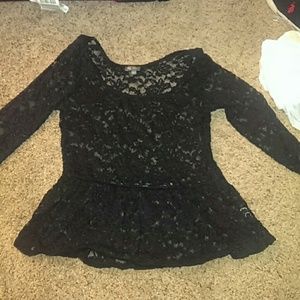Lilly Rose black lace top