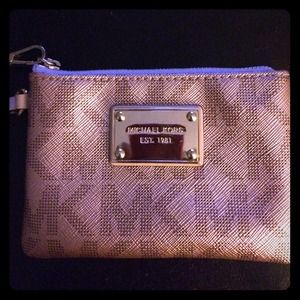 Pink Michael Kors wristlet