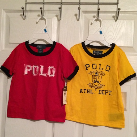 2 Ralph Lauren Polo shirts - boy 24 month - NEW!