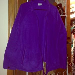 Never worn Purple Columbia fleece-new without tags