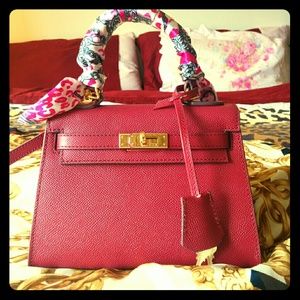 *Sold*HK  Brand House of Hello's Kelly Bag (Red )
