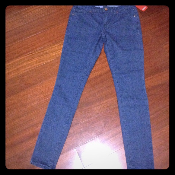 Blue skinny ankle-Denim pants