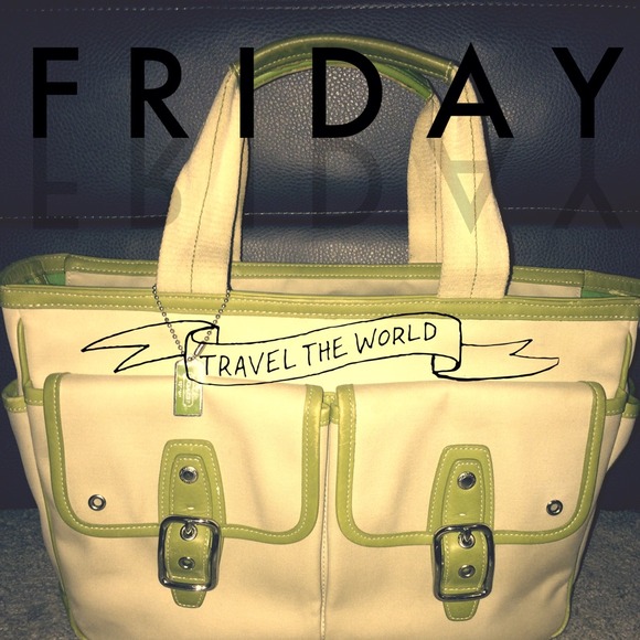 💯Authentic Vintage Coach Weekender!!!✨✨