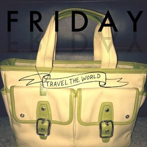 💯Authentic Vintage Coach Weekender!!!✨✨