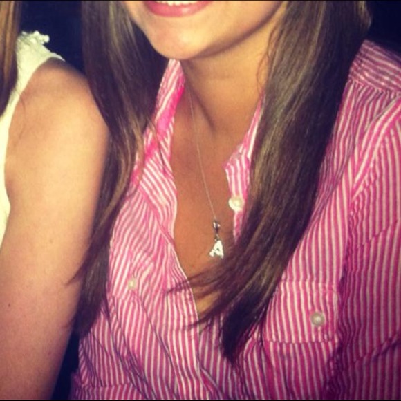 Pink striped shirt