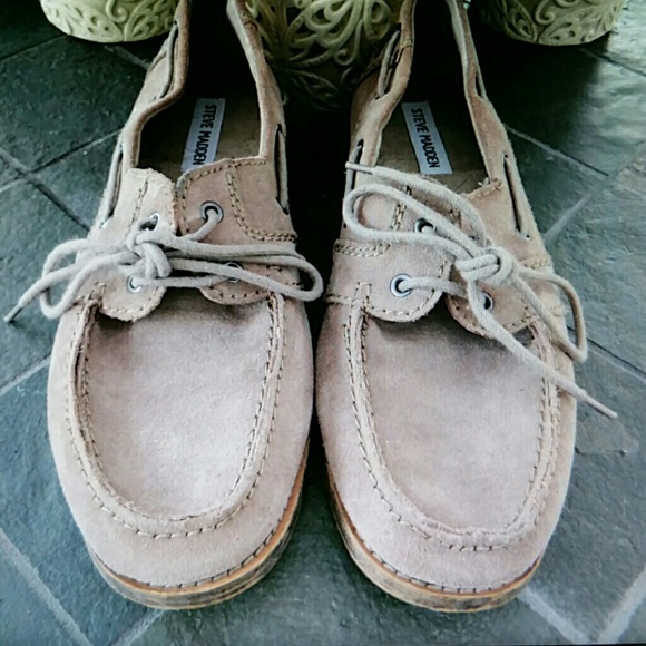 Steve Madden Sallutte Distressed Docker Taupe
