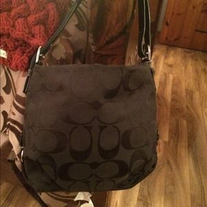 Coach duffle Black and Lilac Bundle