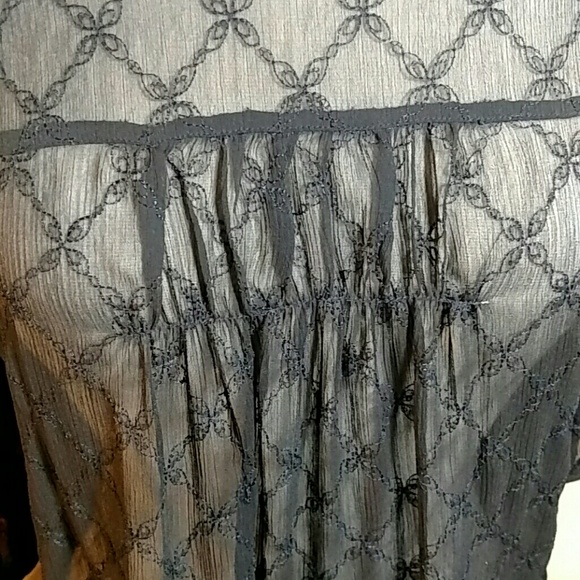 Sheer Pocket Tunic Dress - Picture 4 of 4
