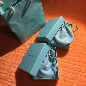 TWO Tiffany & Co gift boxes (with a free gift bag)