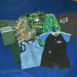 John deere baby 6-18 month bundle boys