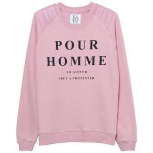 Pastel pink Zoe Karssen sweatshirt