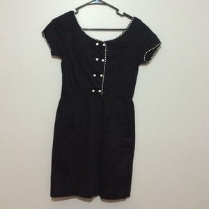 Modcloth black and white dress