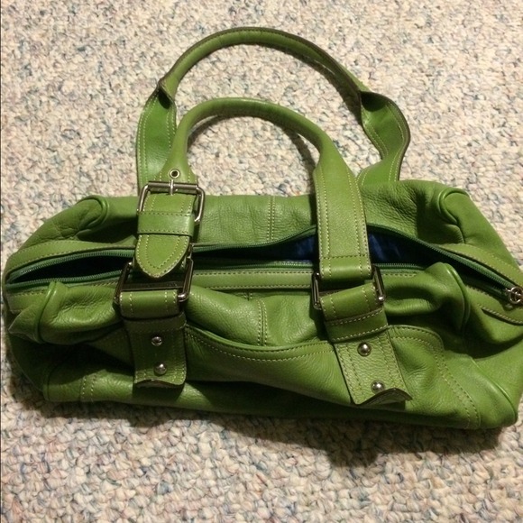 Green franco Sarto leather bag - Picture 1 of 4