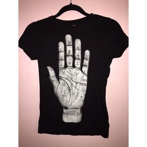 Black Craft Cult Palm Reader tee.