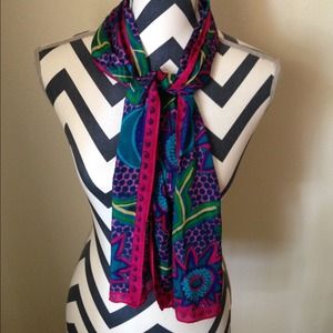 Colorful vintage scarf
