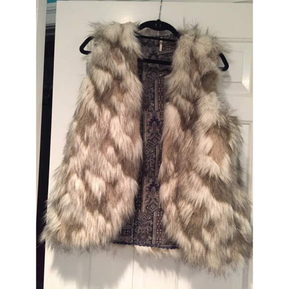Free people fur vest