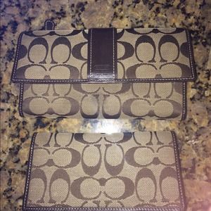 Coach Signature Wallet bundle