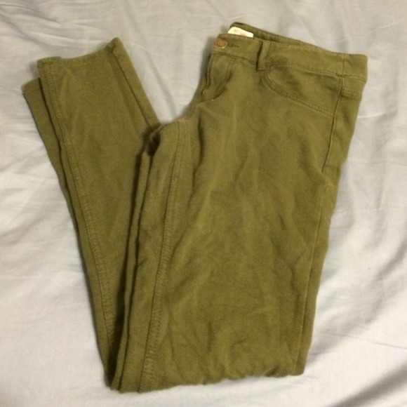 Military Green Leggings (with pockets!)