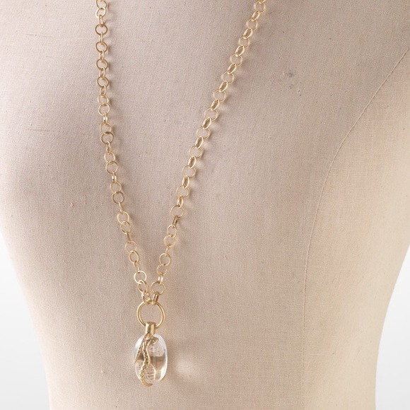 Stella & Dot Snake Orb Pendant necklace