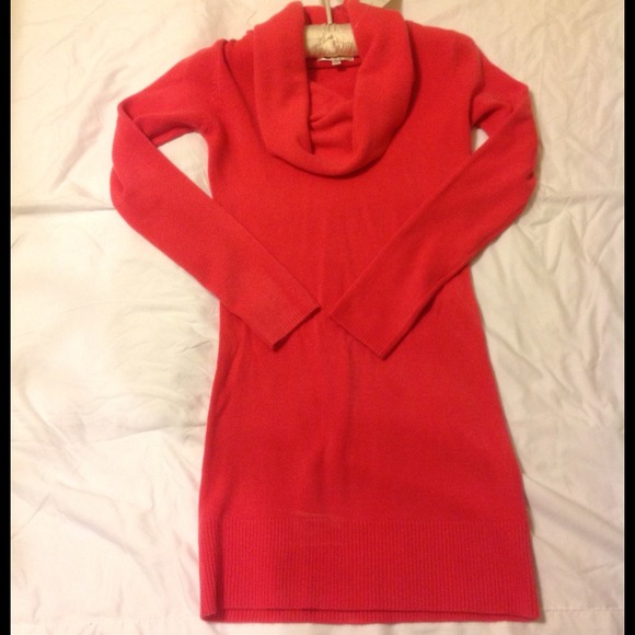 Peach/orange sweater Dress (I can bundle items)