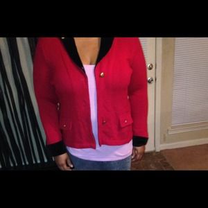 A red and black Ralph Lauren jacket