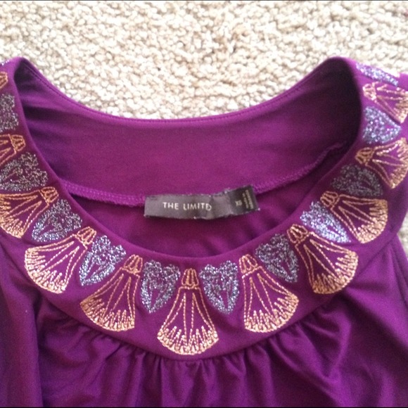 Embroidered Neck Tank - Picture 2 of 2