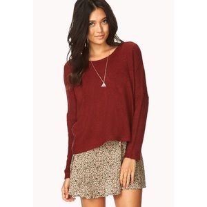 Burgundy Red Ralph Lauren Sweater