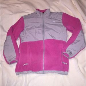 The North Face hot pink kids Denali size XL
