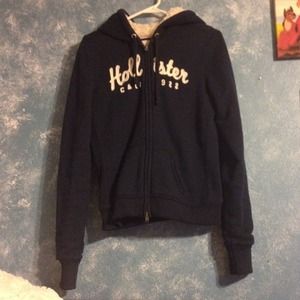 Hollister faux fur lined jacket