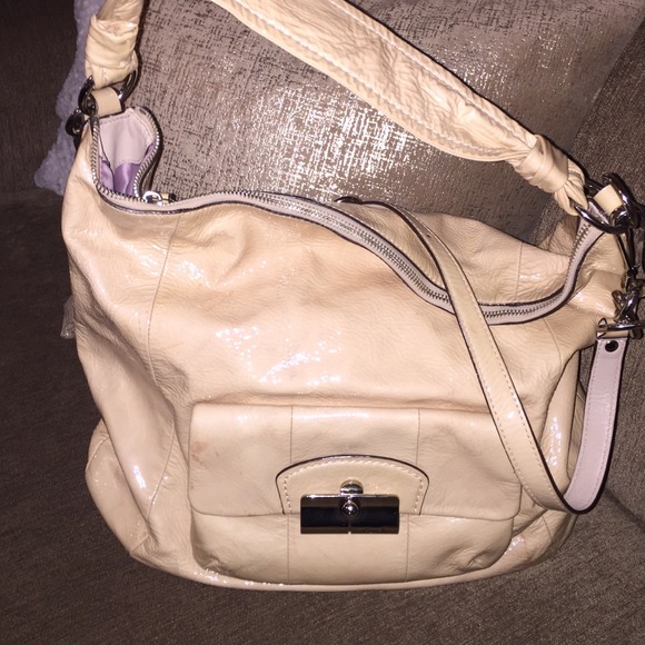 Coach Kristen paten leather