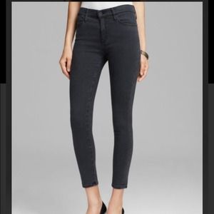 AG high rise skinny crop skinny jeans