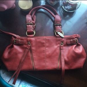 Red Chinese laundry handbag