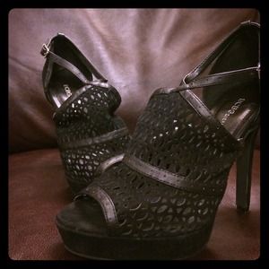 BCBGeneration Open-Toed Heels