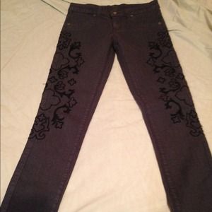 LF grey skinny jeans