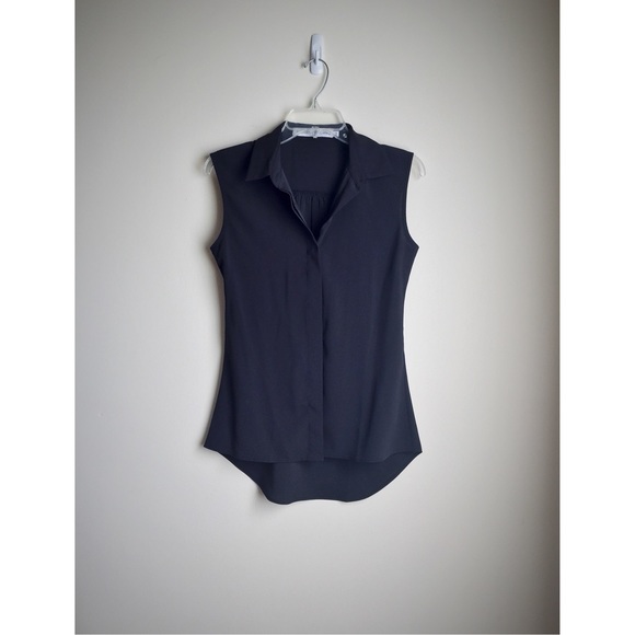 Tops - 💕HP💕Elizabeth & Clarke Black BLOUSE NWOT
