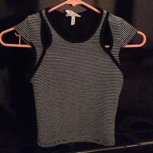 cut out crop top