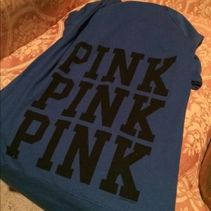 Victoria secret: thin royal blue sweatshirt