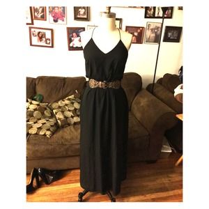 Never Worn Black Loose Maxi Dress
