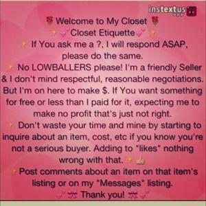 PoshMark  etiquette