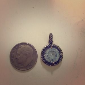 Judith ripka aquamarine charm