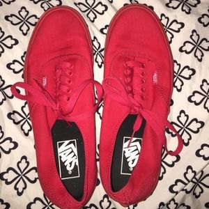 Red vans ‼️‼️